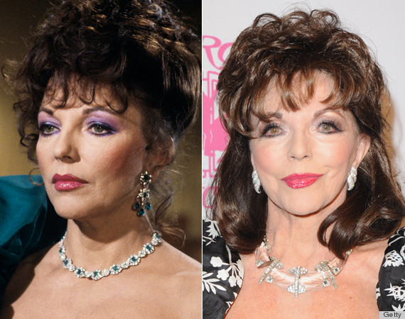 Joan Collins Body Measurements Breasts Height Weight